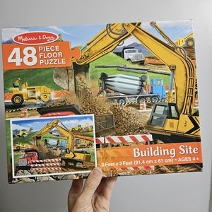 Melissa & Doug Building Site Jumbo Jigsaw Floor Puzzle (48 pcs, 2 x 3 feet long)